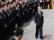 4月5日，台灣新黨主席郁..